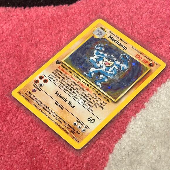 Machamp 1st Edition #8 – Pokémon Base Set – As Pictured - Picture 3 of 6